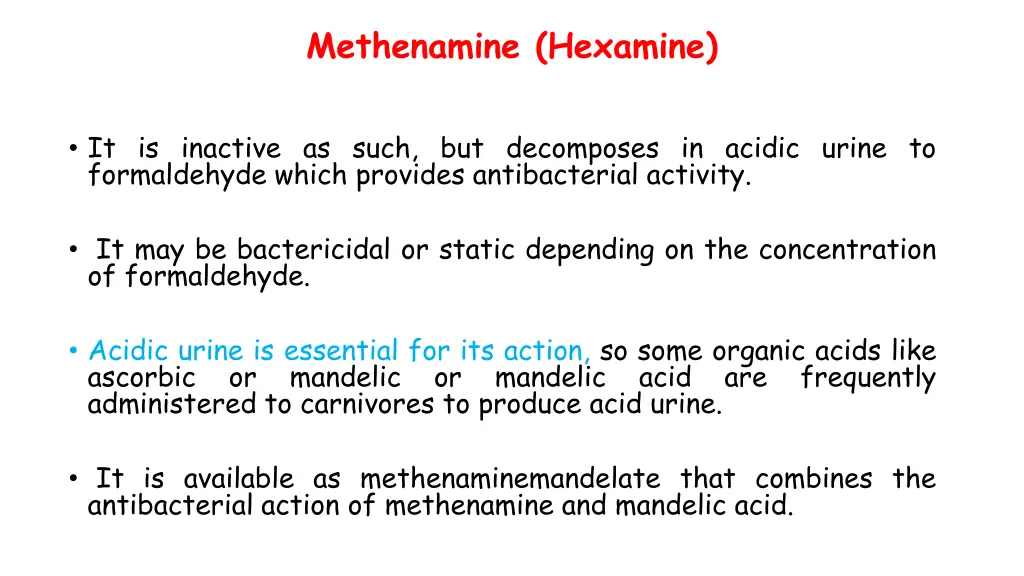 methenamine hexamine