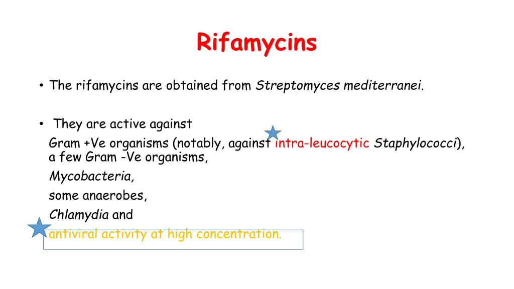 rifamycins