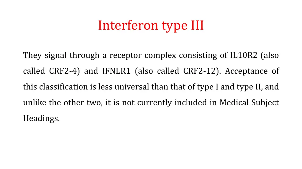 interferon type iii