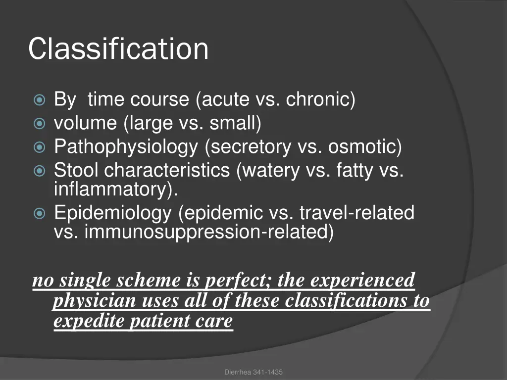 classification