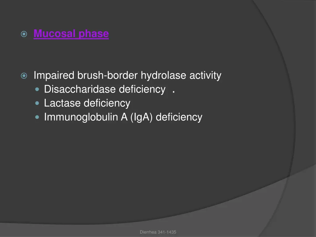 mucosal phase