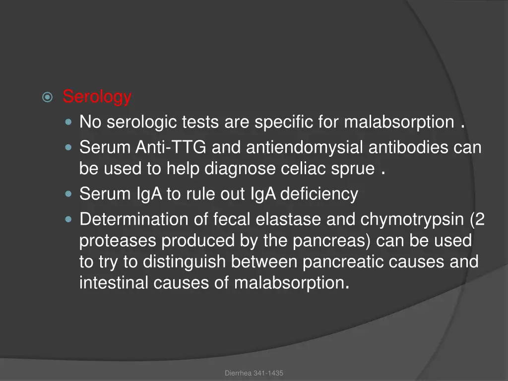 serology no serologic tests are specific