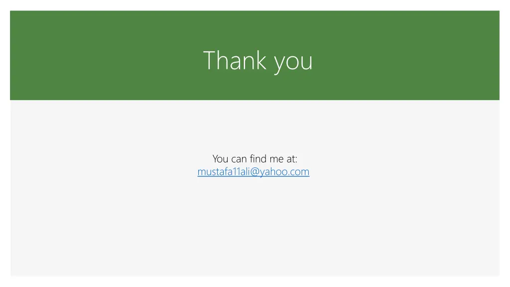 thank you