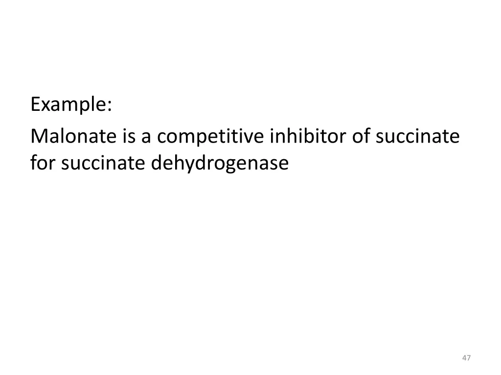 example malonate is a competitive inhibitor