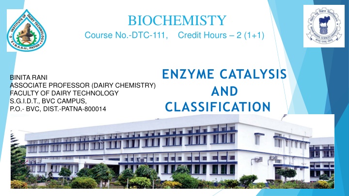 biochemisty course no dtc 111 credit hours 2 1 1