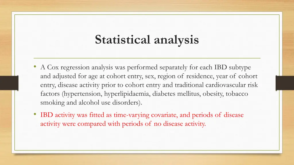 statistical analysis 2