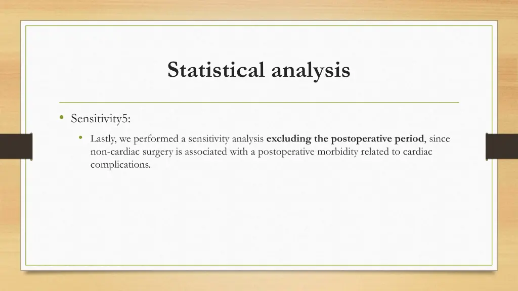 statistical analysis 5