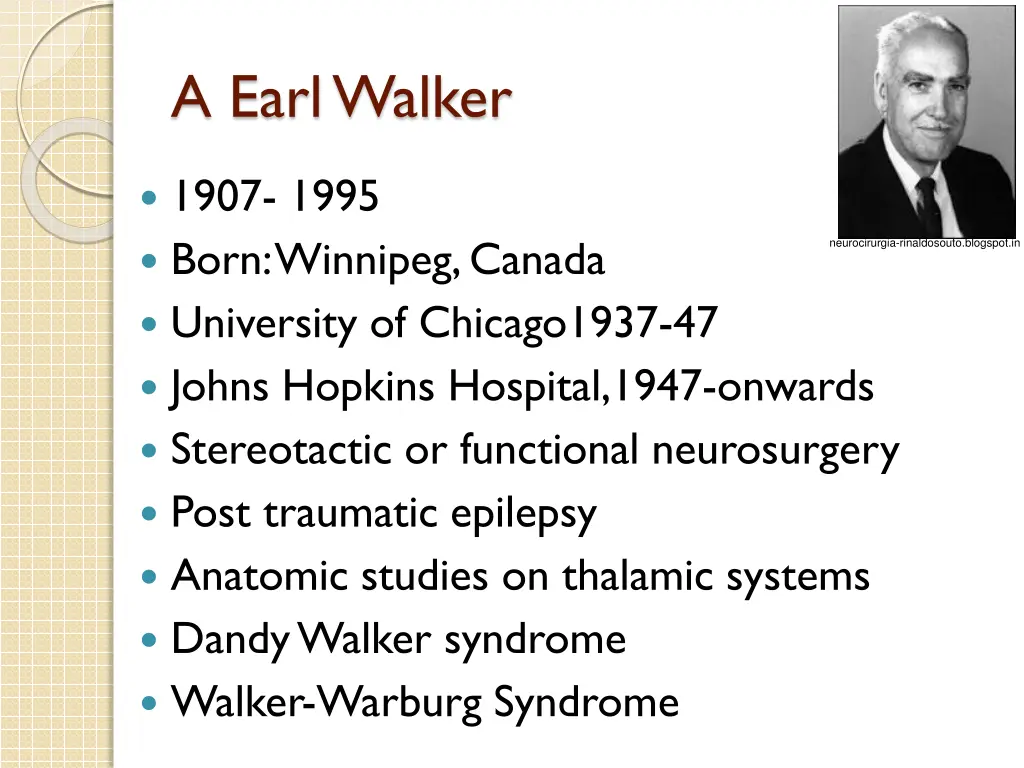 a earl walker
