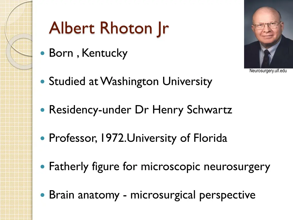 albert rhoton jr