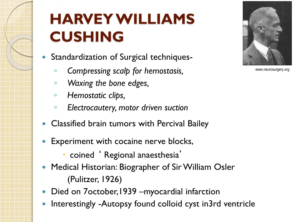 harvey williams cushing 1