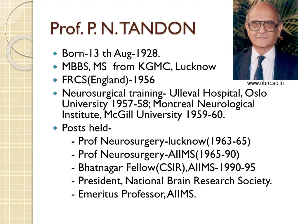 prof p n tandon