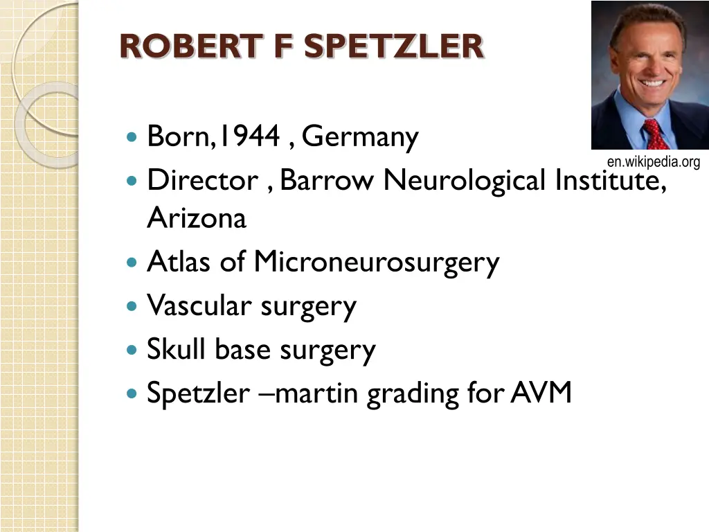 robert f spetzler