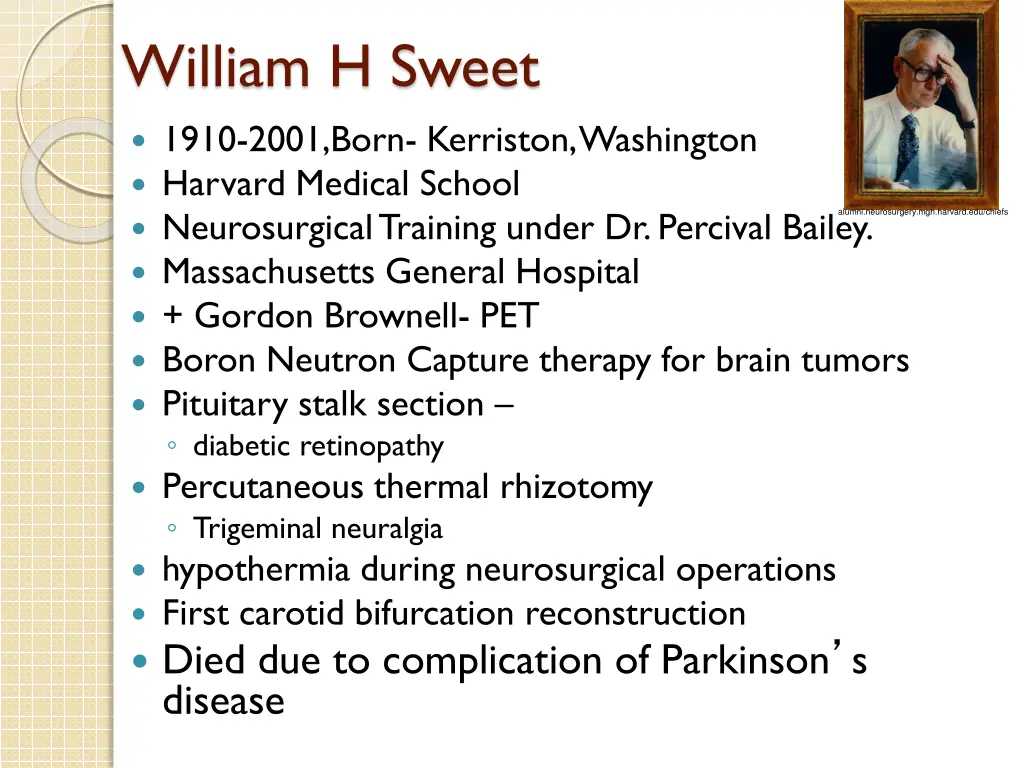 william h sweet