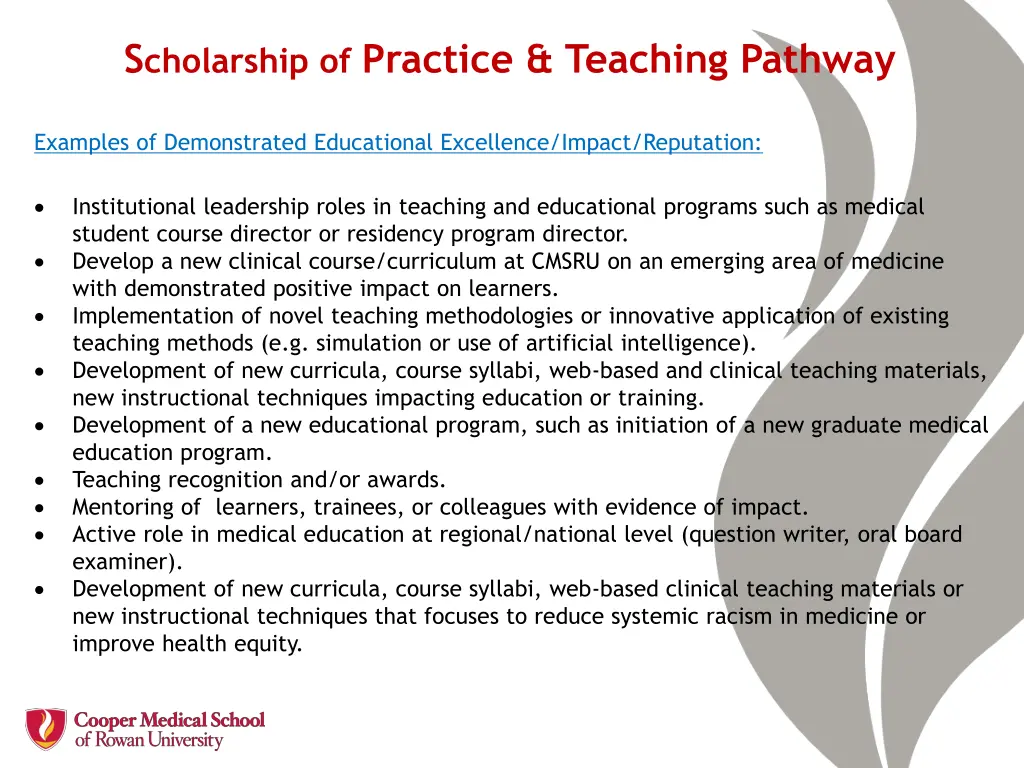 s cholarship of practice teaching pathway 1