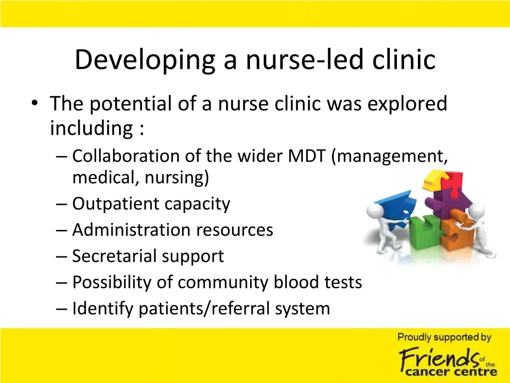 developing a nurse led clinic