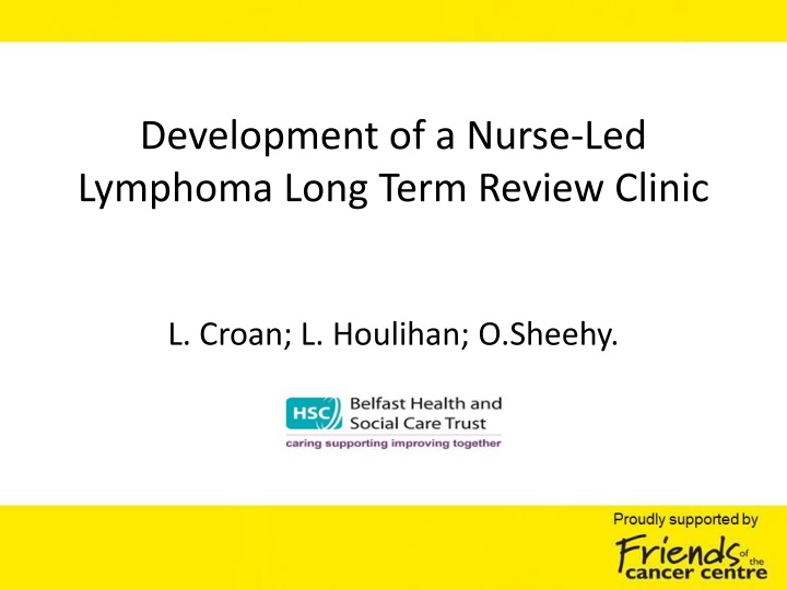 development of a nurse led lymphoma long term