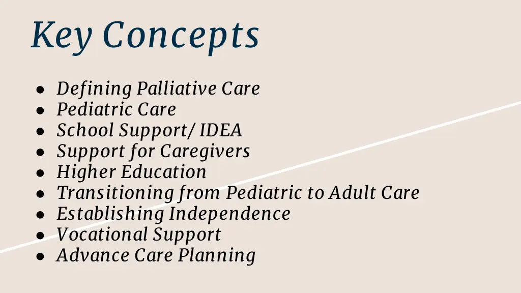 key concepts