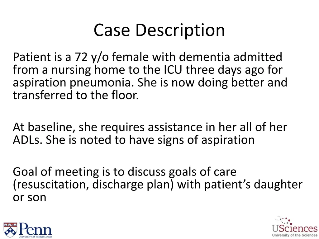 case description
