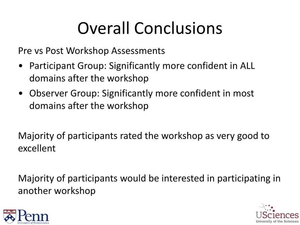 overall conclusions 1