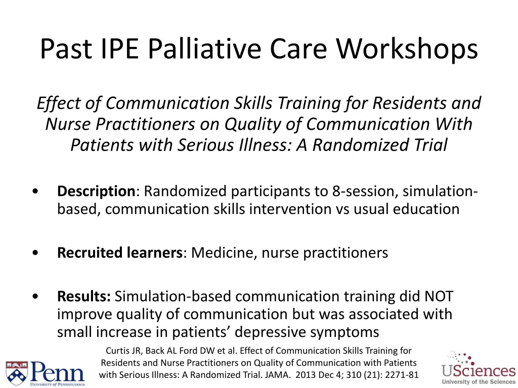 past ipe palliative care workshops 5