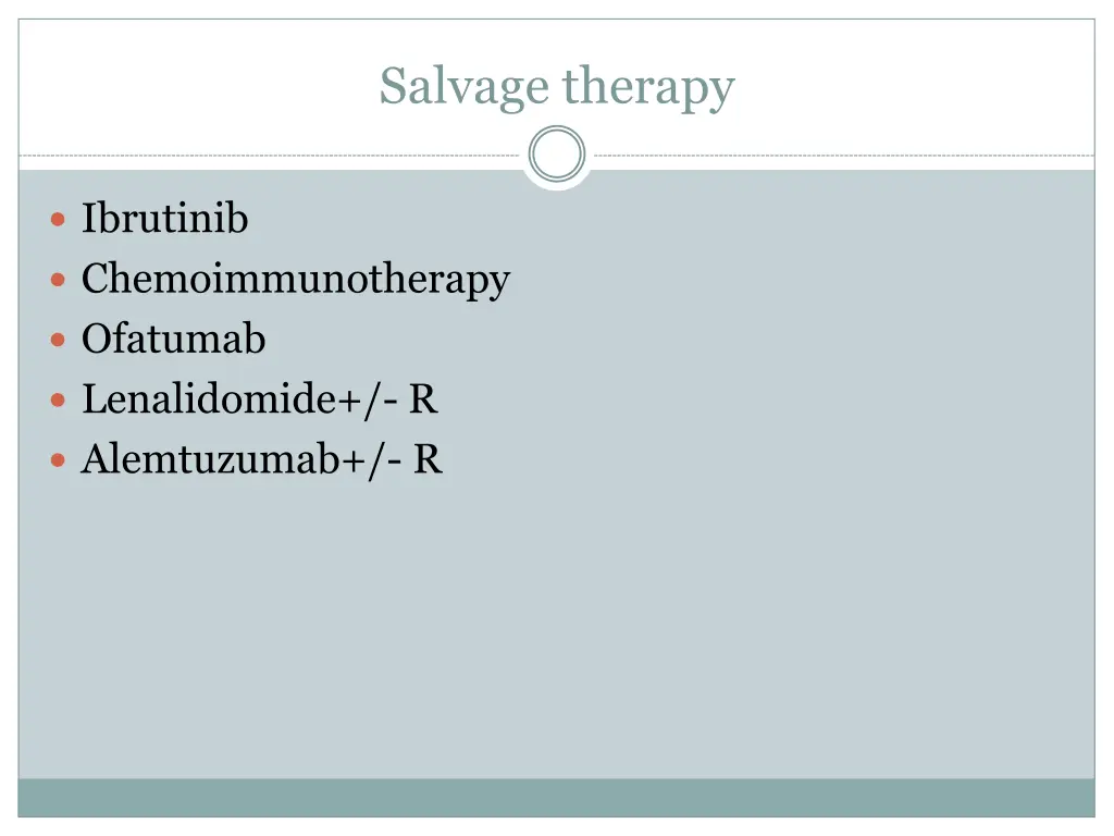 salvage therapy