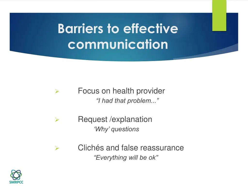barriers to effective communication