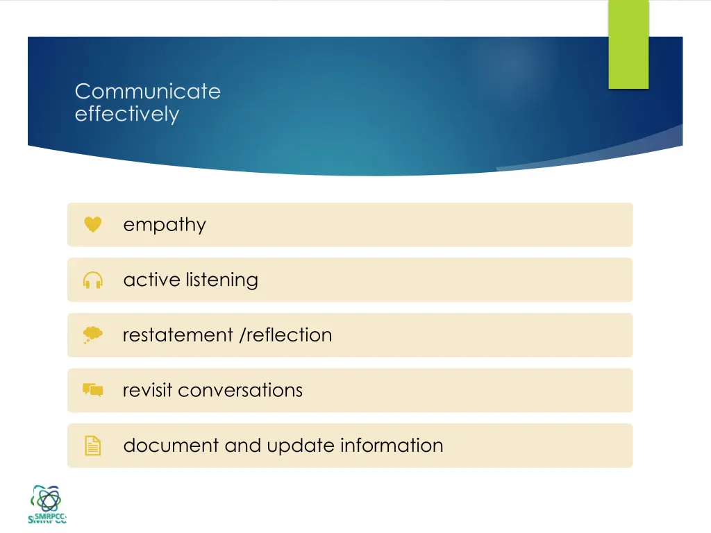communicate effectively