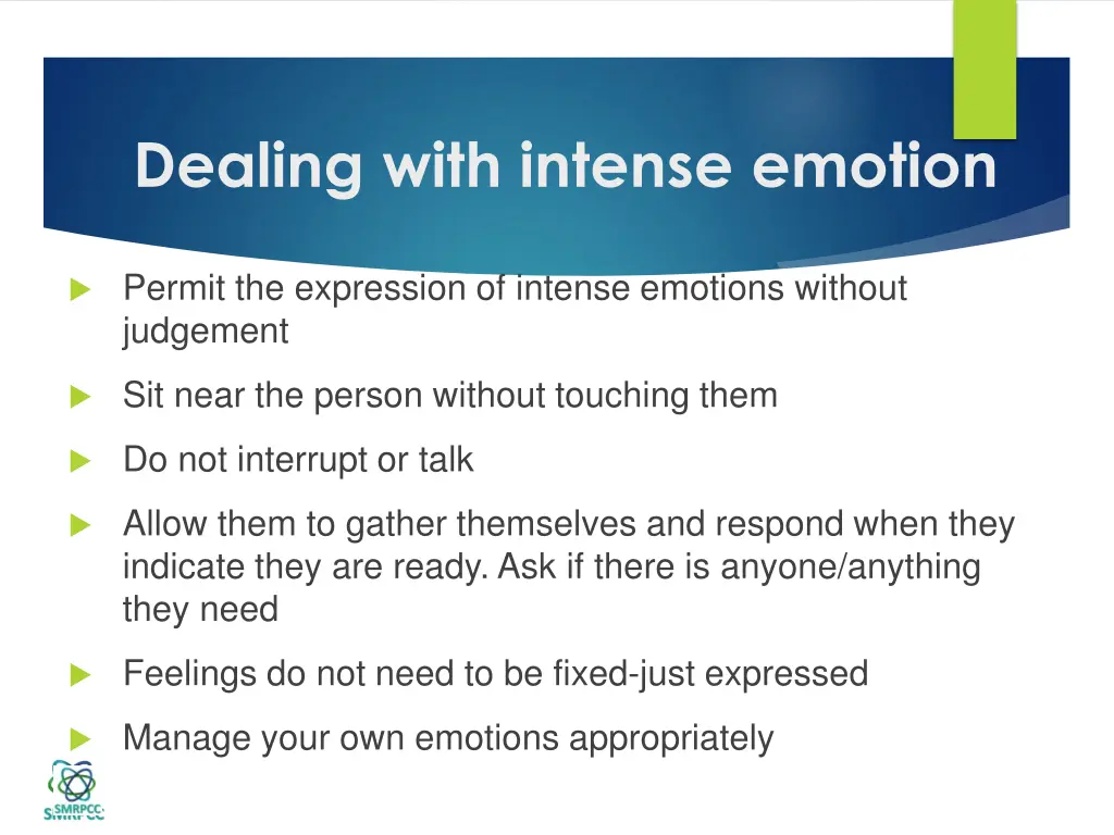 dealing with intense emotion 1