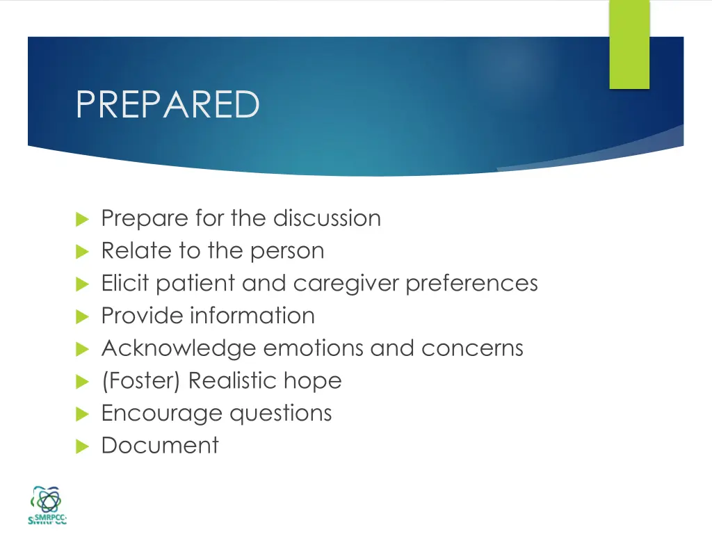 prepared