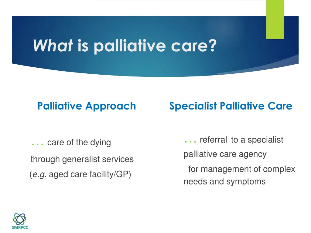 what is palliative care