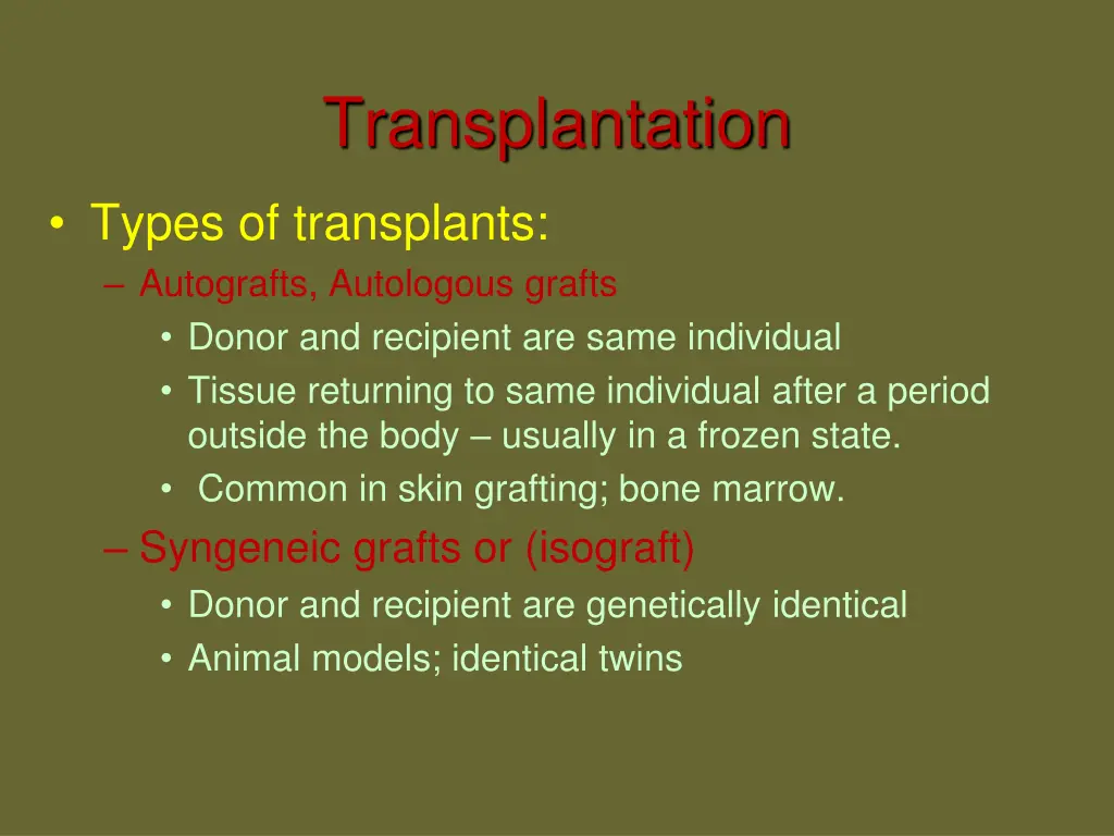 transplantation 1