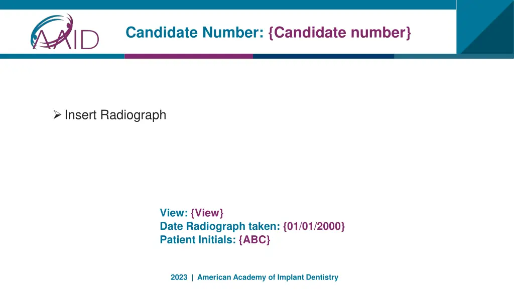 candidate number candidate number