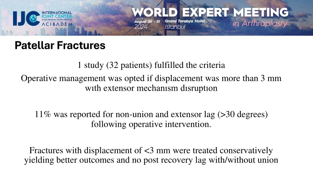 patellar fractures