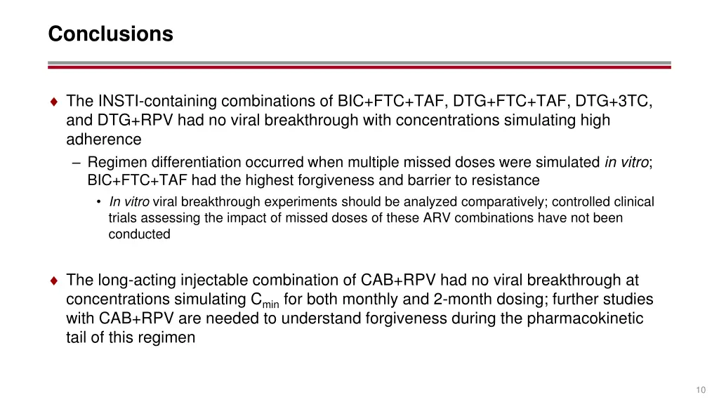 conclusions