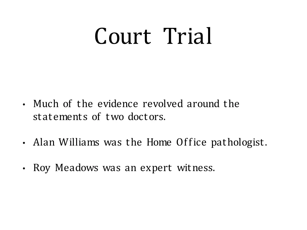 court trial
