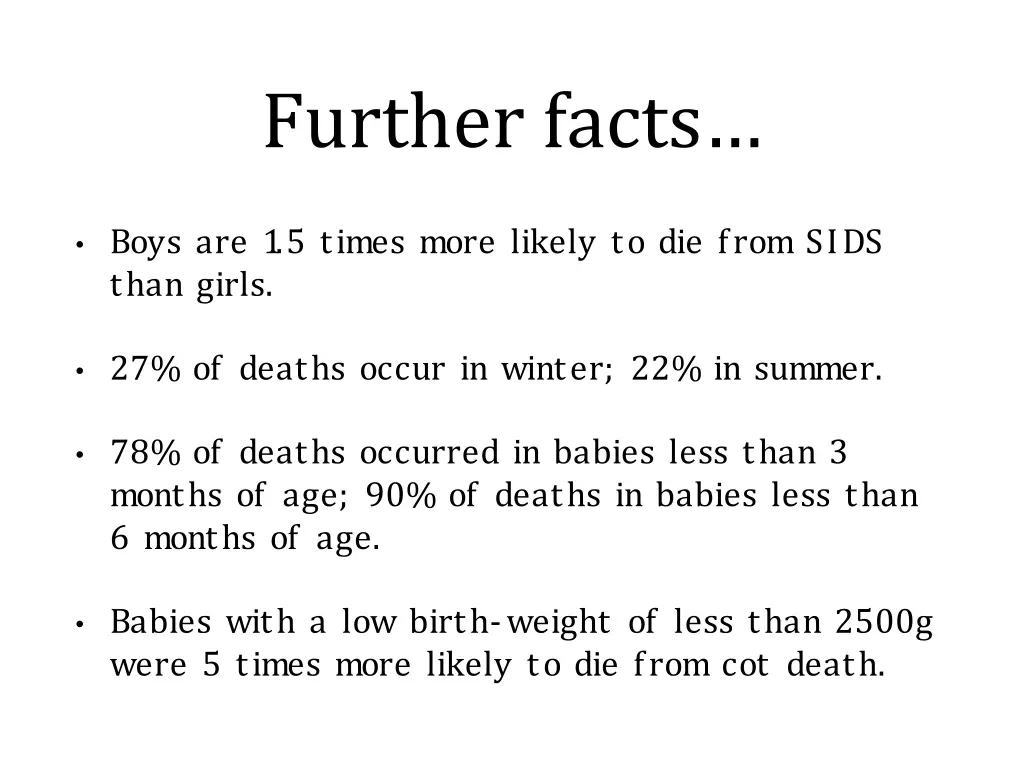 further facts