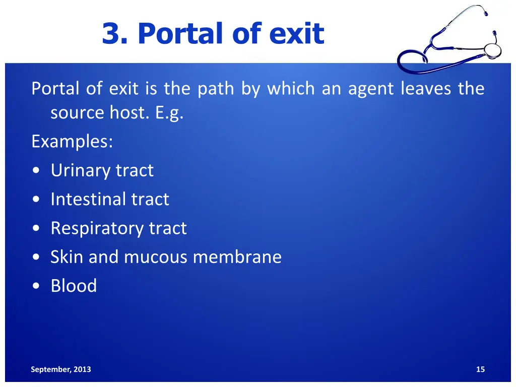 3 portal of exit
