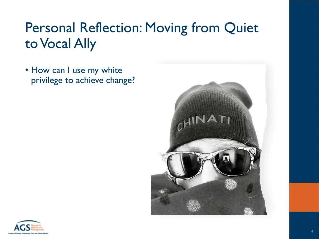 personal reflection moving from quiet to vocal