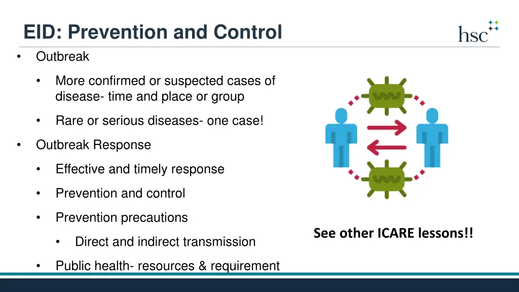 eid prevention and control outbreak
