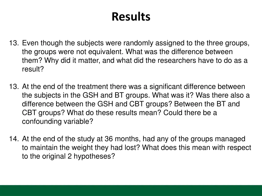 results