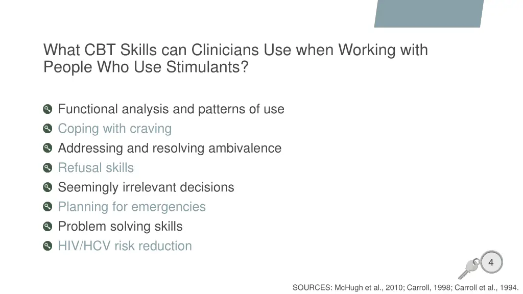 what cbt skills can clinicians use when working