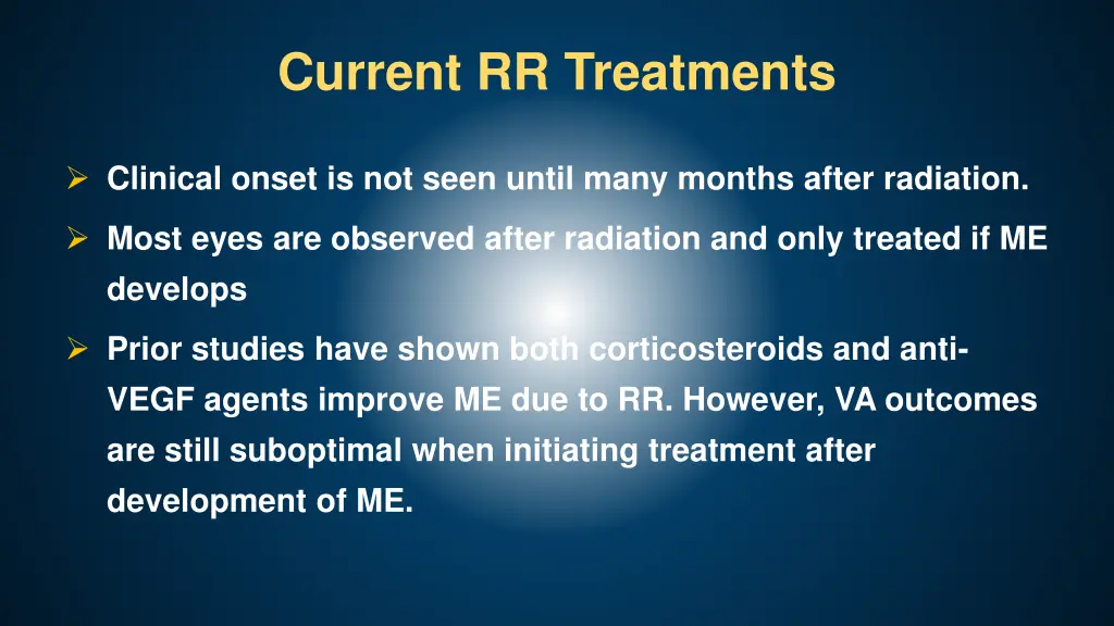 current rr treatments