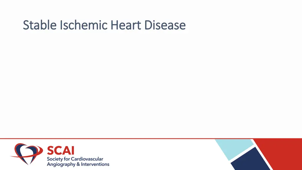 stable ischemic heart disease stable ischemic
