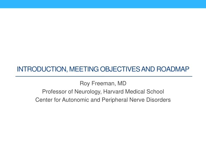 introduction meeting objectives and roadmap