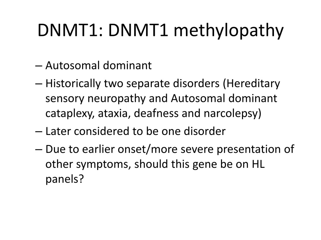 dnmt1 dnmt1 methylopathy