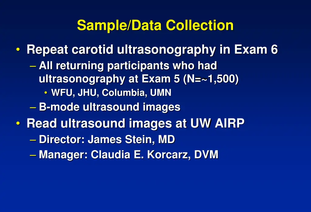 sample data collection 1