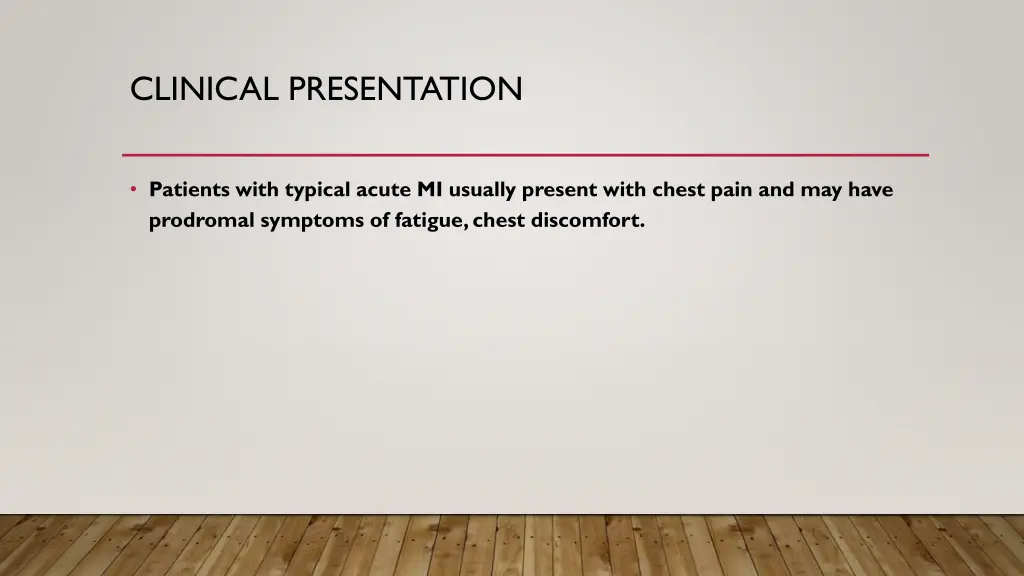 clinical presentation 2