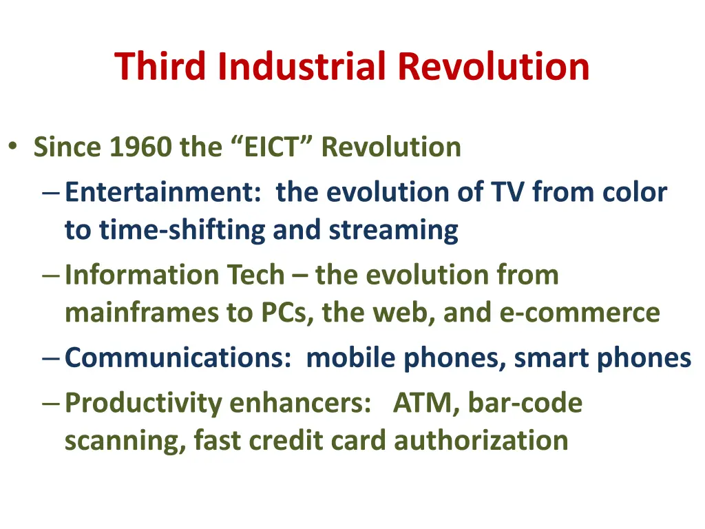 third industrial revolution