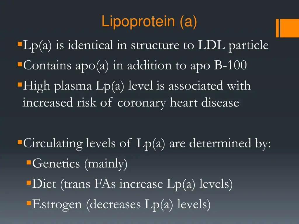 lipoprotein a