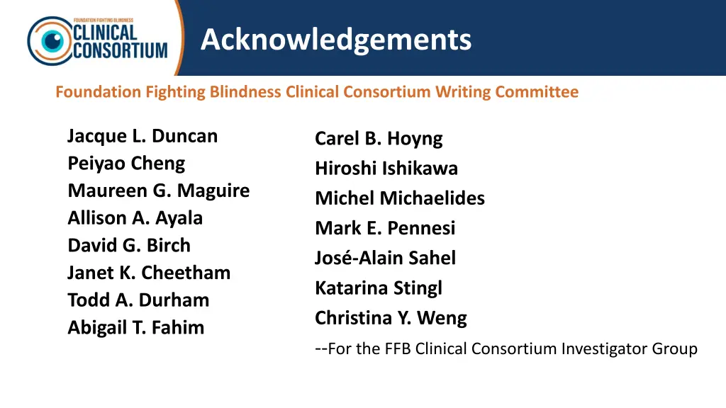 acknowledgements